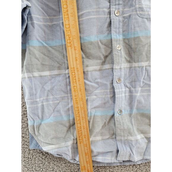 Tommy Bahama Coastline Cord Yosemite Check Shirt Men's S Dockside Blue Button Up - Picture 5 of 14
